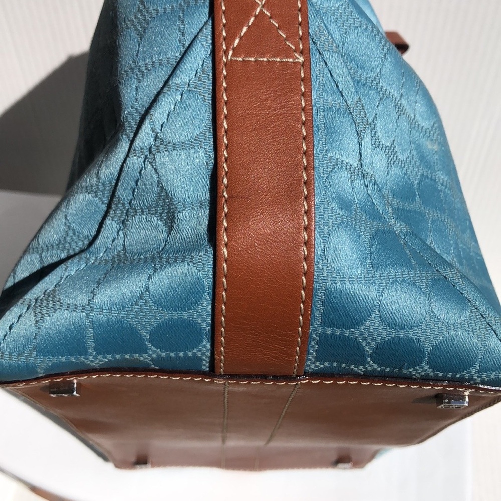 Kate Spade New York shoulde bag brown leather Straps & trim the Noel dot pattern - Picture 3 of 13